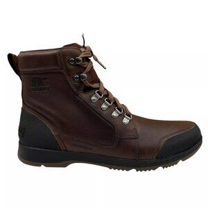 SOREL Men's Waterproof Leather Ankeny Mid Boots Size 11-11.5 Brown Waterproof